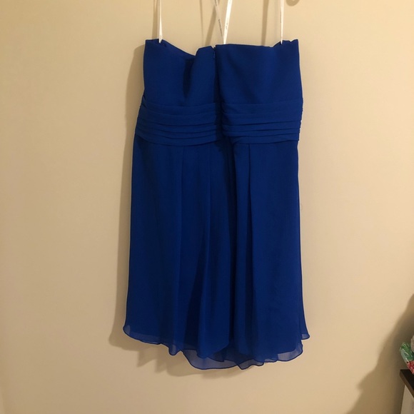 David’s Bridal Horizon Blue Bridesmaid Dress - Picture 6 of 6